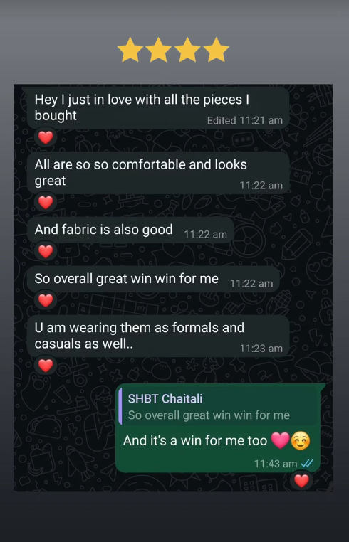 Customer testimonial